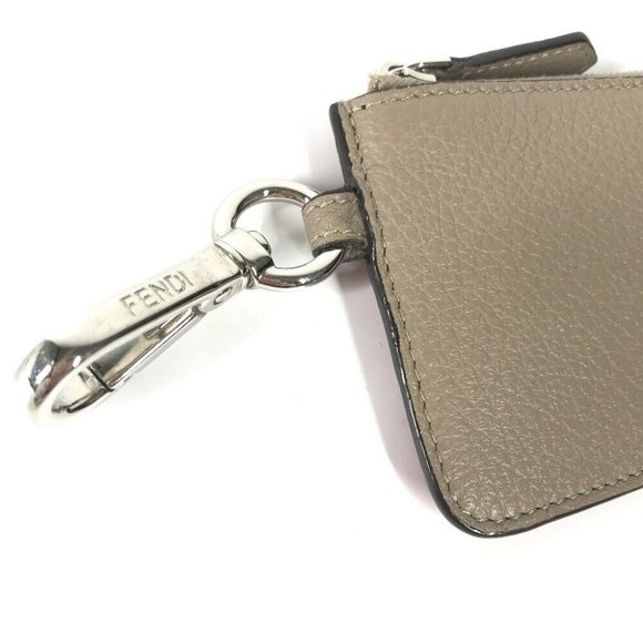 FENDI Bicolor logo Card Case Wallet Fragment Case coin purse - Picture 4 of 11